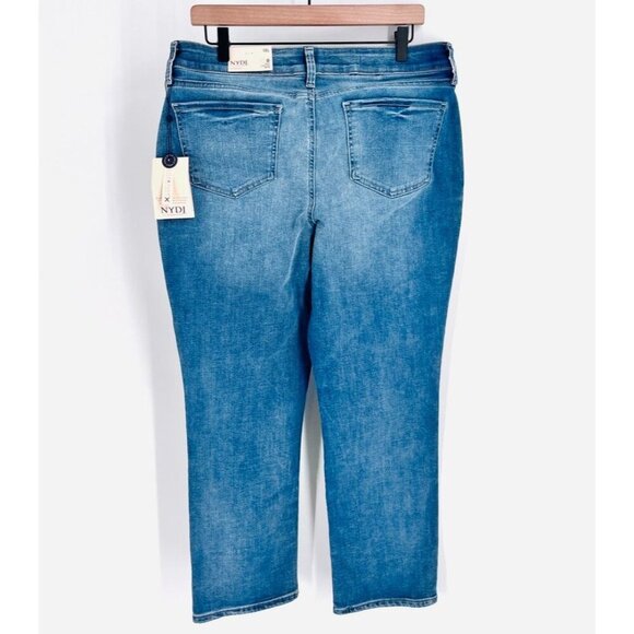 NYDJ Marilyn Straight Ankle Size 12 Long Lift X Tuck Technology - Picture 2 of 12